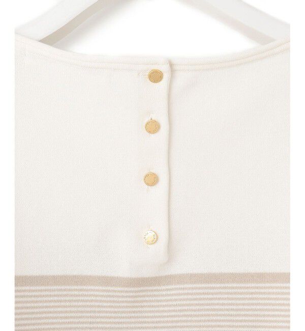 23区「【洗える】コットンポリエステルストレッチ オーバーサイズ ニット」|ニット・セーター|