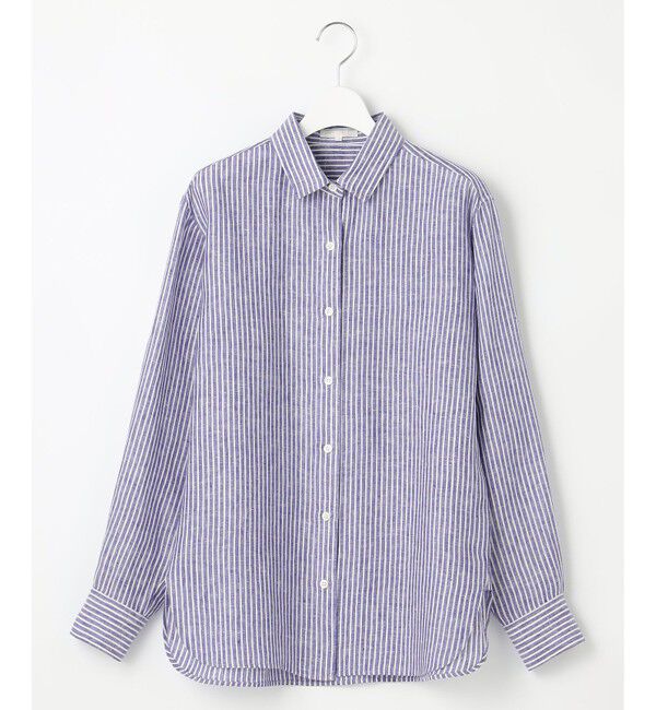 23区「【Oggi8月号掲載/洗える】LIBECO ベーシック シャツ」|シャツ・ブラウス|