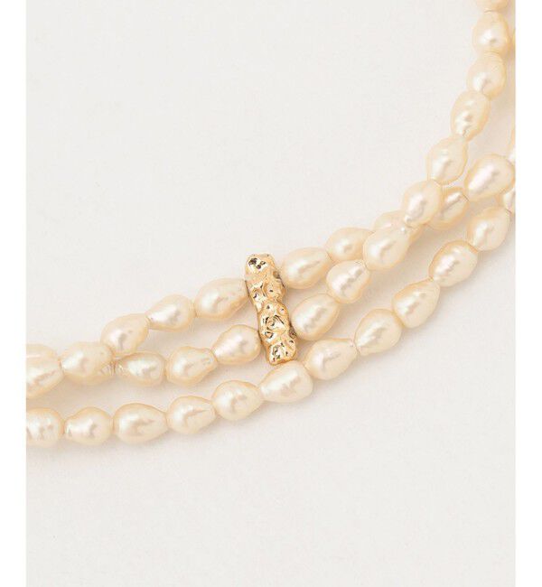 23区「3連 パール ネックレス」|ネックレス|