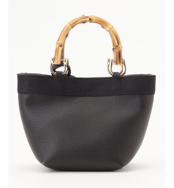 23区「バンブーハンドル ミニ ショルダーバッグ」|ショルダー・メッセンジャー|