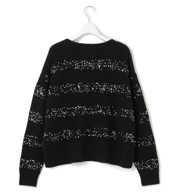 23区「【滝沢眞規子さん着用/一部店舗限定】スパングルボーダー ニット」|ニット・セーター|