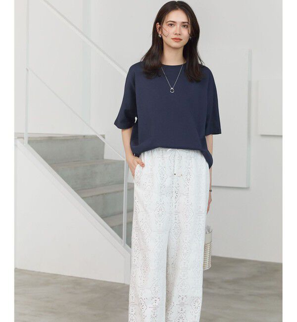 23区「【SLOW/一部店舗限定】ライトダンボール ドルマンスリーブ カットソー」|Tシャツ・カットソー|