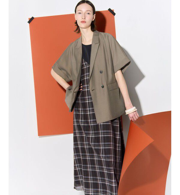 23区「【見上愛さん着用】シアータンブラー ダブルジャケット」|その他|