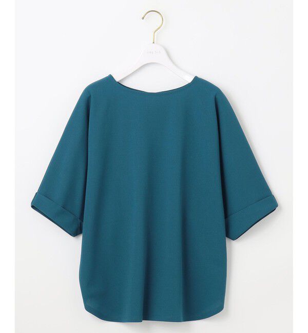 ANY SIS「【前後着用・UVケア・洗える】2WAYジョーゼットジャージードルマン カットソー」|Tシャツ・カットソー|