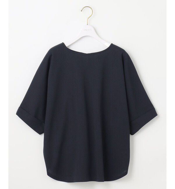 ANY SIS「【前後着用・UVケア・洗える】2WAYジョーゼットジャージードルマン カットソー」|Tシャツ・カットソー|