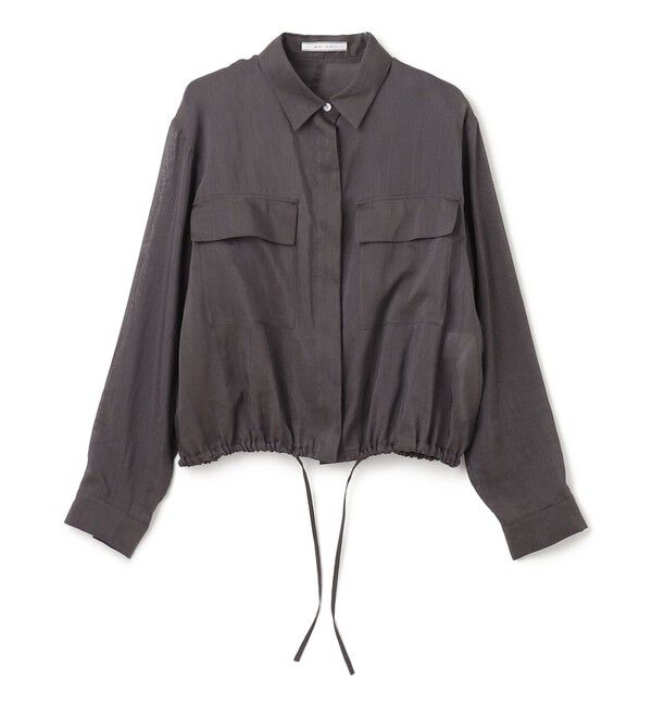 BEIGE,「PAULINE / ドローストリングシアーブラウス」|シャツ・ブラウス|