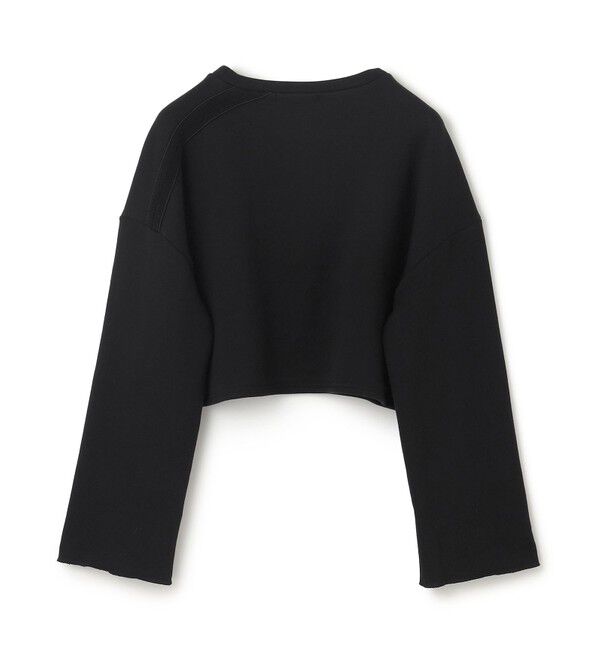 BEIGE,「【BEIGE,ecru/WEB限定・洗える】LOOP BACK / コットンスウェットクロップドトップス」|スウェット・ジャージ|