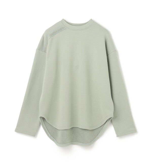 BEIGE,「【BEIGE,ecru/WEB限定・洗える】LOOP BACK / コットンスウェットリブトップス」|スウェット・ジャージ|