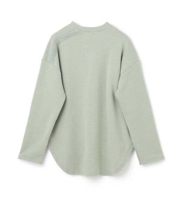 BEIGE,「【BEIGE,ecru/WEB限定・洗える】LOOP BACK / コットンスウェットリブトップス」|スウェット・ジャージ|