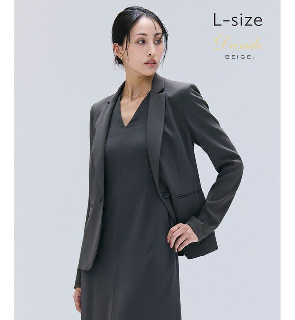 BEIGE,「【洗える・L-size】CINDY / テーラードジャケット」|テーラードジャケット|C.Gray