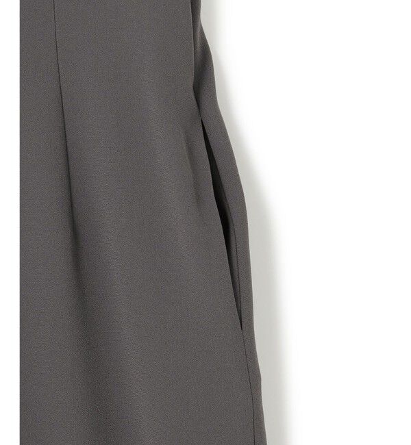 BEIGE,「【洗える・L-size】CINDY / Vネックハーフスリーブワンピース」|ワンピース|