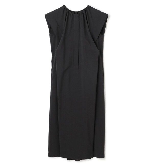 BEIGE,「【洗える/接触冷感/速乾/UVケア対応】BATEAU / フレンチスリーブAラインタックワンピース」|ワンピース|