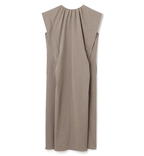 BEIGE,「【洗える/接触冷感/速乾/UVケア対応】BATEAU / フレンチスリーブAラインタックワンピース」|ワンピース|