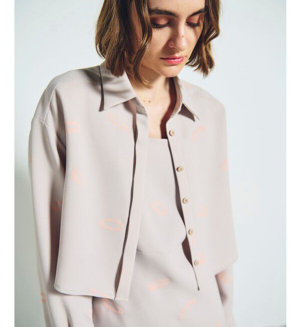 Grace Class「リップモチーフショートシャツ」|シャツ・ブラウス|