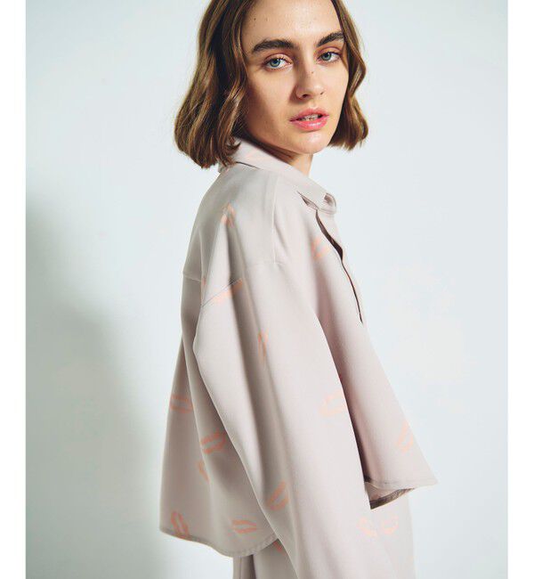 Grace Class「リップモチーフショートシャツ」|シャツ・ブラウス|