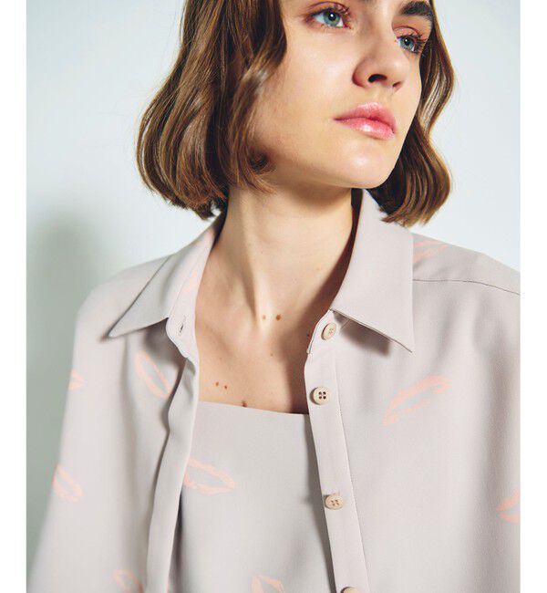 Grace Class「リップモチーフショートシャツ」|シャツ・ブラウス|