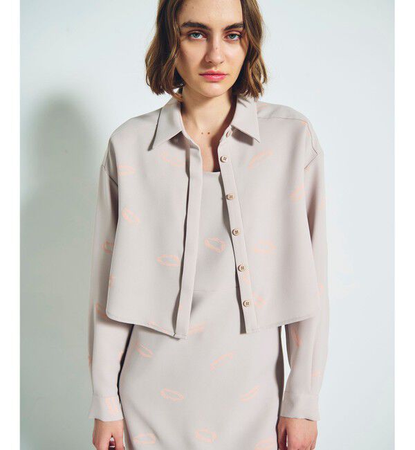 Grace Class「リップモチーフショートシャツ」|シャツ・ブラウス|