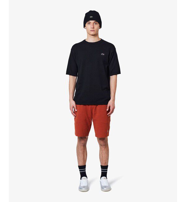 LACOSTE「3色混合メランジェニットTシャツ」|Tシャツ・カットソー|