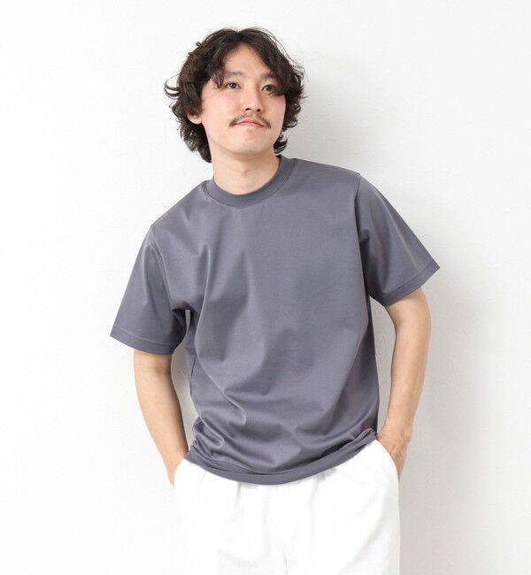 NOLLEY'S goodman「《ビジカジ対応》シルケットスムースドレスTシャツ 25SS」|Tシャツ・カットソー|