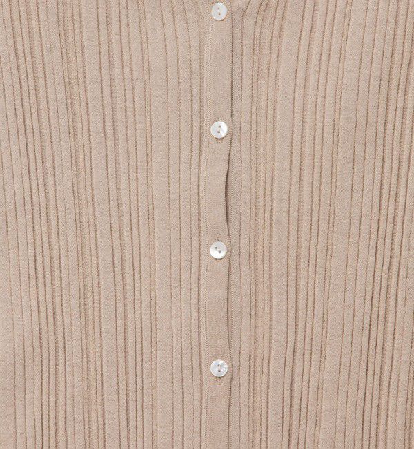 Rie Miller「《手洗い可能》ランダムテレコ2WAYカーディガン」|カーディガン|