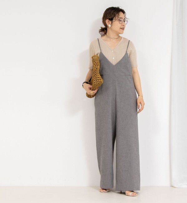 Rie Miller「《手洗い可能》ランダムテレコ2WAYカーディガン」|カーディガン|