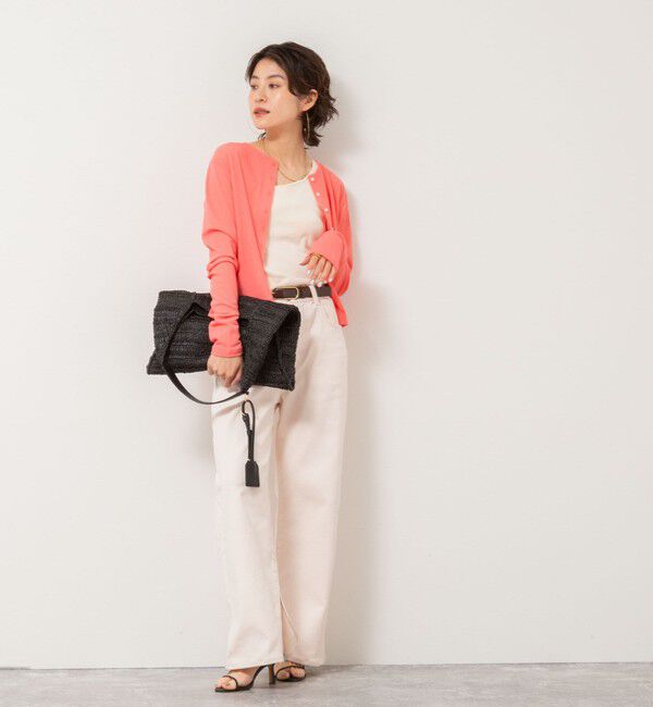 NOLLEY'S「《アンサンブル対応》シアーワッフル2WAYカーディガン」|カーディガン|