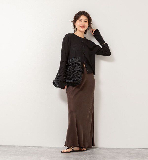 NOLLEY'S「《アンサンブル対応》シアーワッフル2WAYカーディガン」|カーディガン|