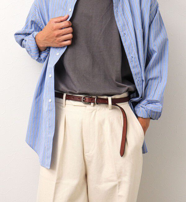 NOLLEY'S goodman「栃木レザーナローベルト18」|ベルト|