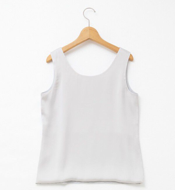 NOLLEY'S「サテン&times;ラメベア天2WAYタンクトップ」|タンクトップ|