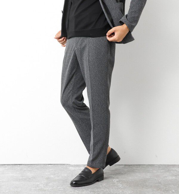 NOLLEY'S goodman「《ビジカジ/セットアップ対応》【尾州】先染めハニカムイージーPT 25AW」|チノ|ミディアムグレー