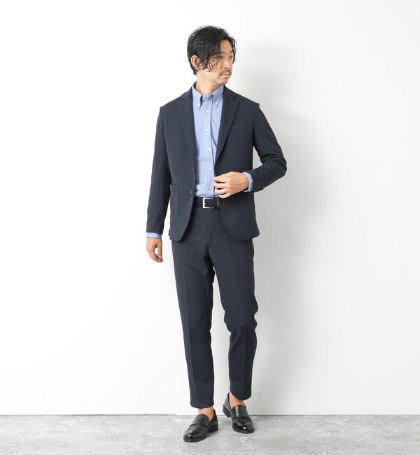 NOLLEY'S goodman「《ビジカジ/セットアップ対応》【尾州】先染めハニカムイージーJK 25AW」|テーラードジャケット|