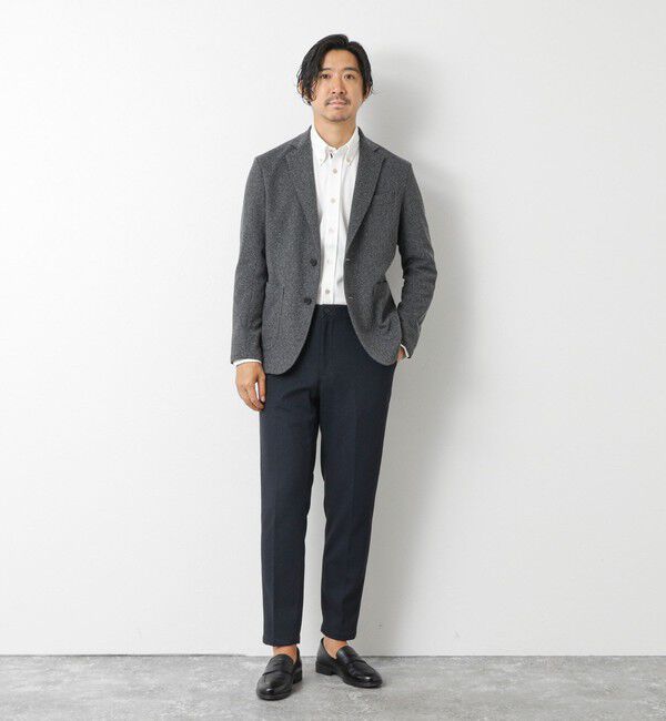 NOLLEY'S goodman「《ビジカジ/セットアップ対応》【尾州】先染めハニカムイージーJK 25AW」|テーラードジャケット|