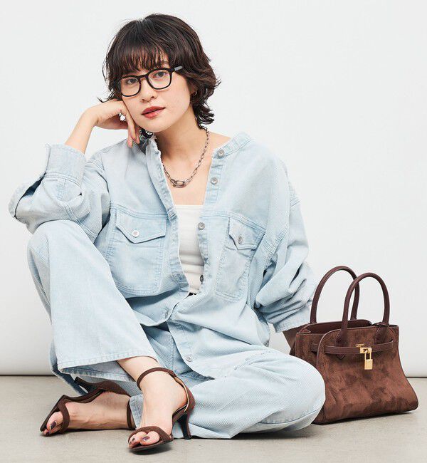 Rie Miller「【RM denim】硫化染コーデュロイシャツジャケット」|シャツ・ブラウス|