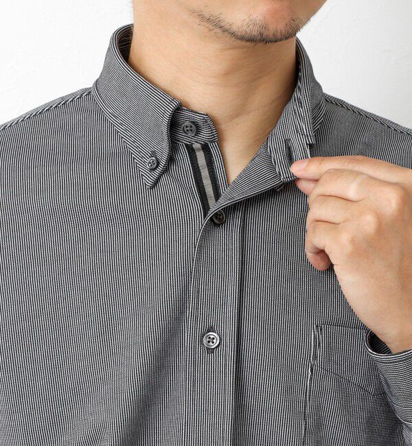 NOLLEY'S goodman「《ビジカジ対応》【ALBINI】吸水速乾テープBD 25AW」|シャツ・ブラウス|