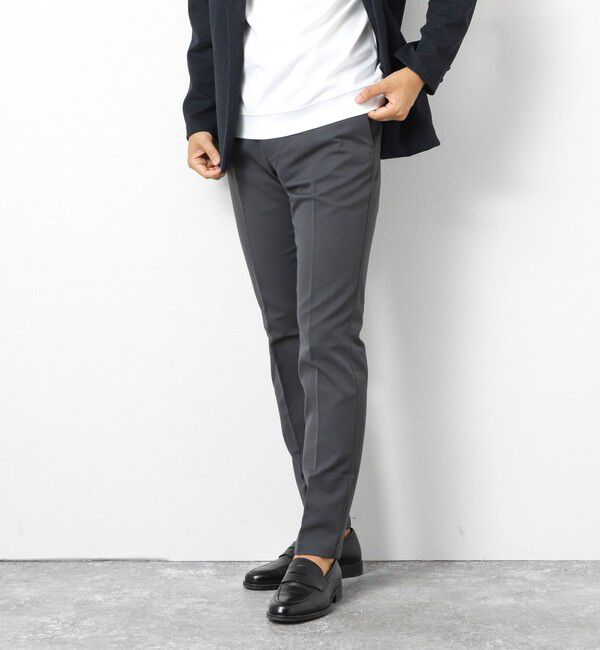 NOLLEY'S goodman「《ビジカジ対応》吸水速乾 ツイルストレッチスリムフィット 25AW」|チノ|