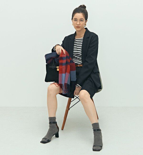 NOLLEY'S「《セットアップ対応》ウォッシャブルウール調ストレッチハーフパンツ」|その他|