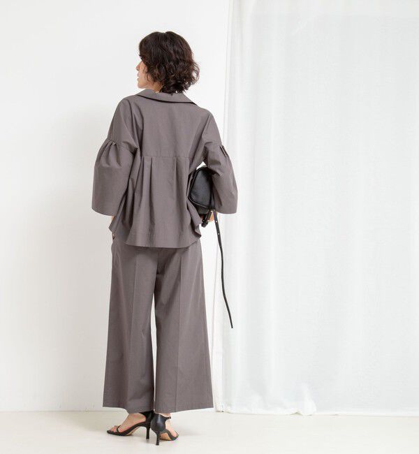 NOLLEY'S「《セットアップ対応》袖フレアボリュームシャツ」|シャツ・ブラウス|