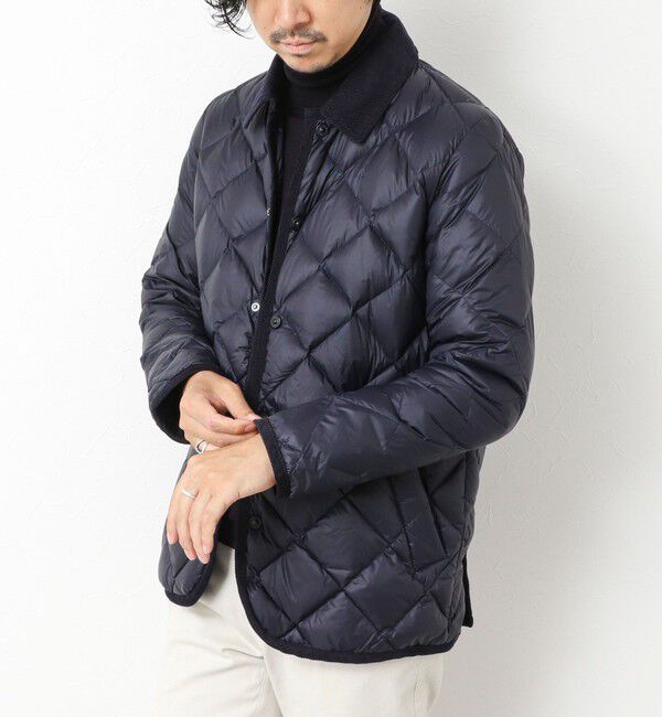 NOLLEY'S goodman「【TAION/タイオン】別注ソフトシェル キルティングジャケット 25AW」|ダウン|ダークネイビー