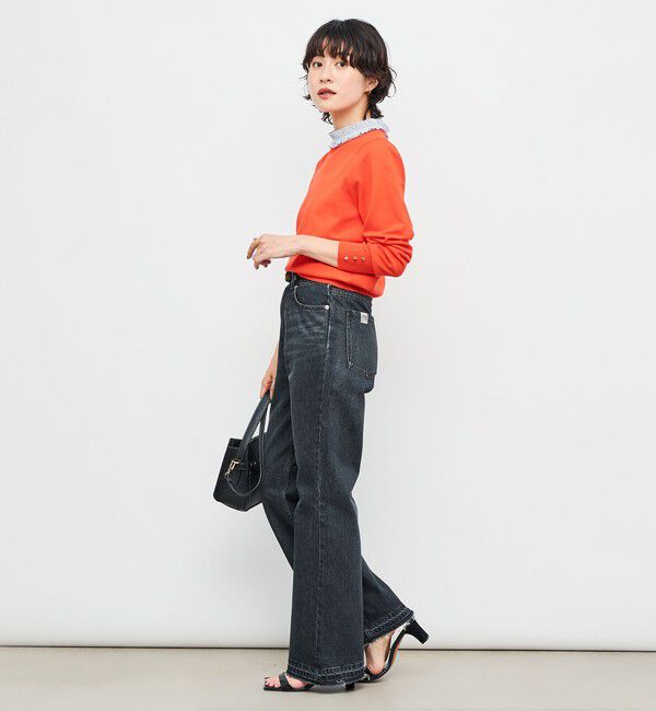 NOLLEY'S「プリーツ衿取り外しプルオーバーニット」|ニット・セーター|