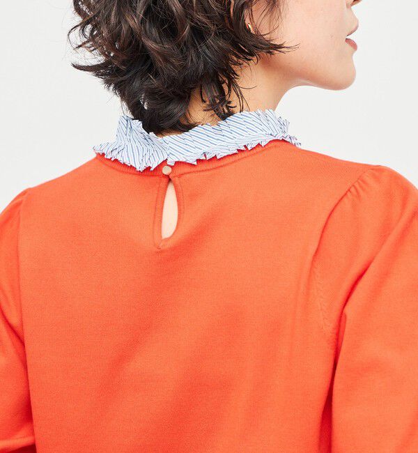 NOLLEY'S「プリーツ衿取り外しプルオーバーニット」|ニット・セーター|