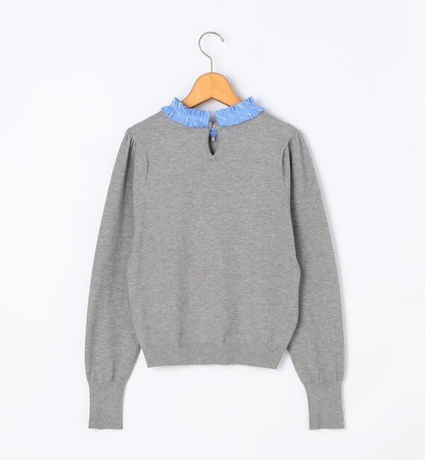 NOLLEY'S「プリーツ衿取り外しプルオーバーニット」|ニット・セーター|