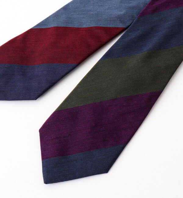 NOLLEY'S goodman「BBC スリーステップストライプネクタイ 25AWコレクション」|ネクタイ・蝶ネクタイ|