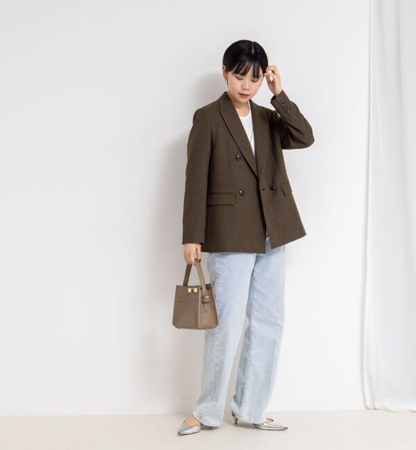 NOLLEY'S sophi「ウォッシャブルシャークダブルジャケット」|テーラードジャケット|