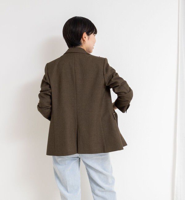 NOLLEY'S sophi「ウォッシャブルシャークダブルジャケット」|テーラードジャケット|