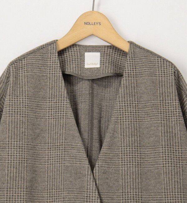 NOLLEY'S「ウォッシャブルストレッチジャージハオリ」|ブルゾン・スタジャン|