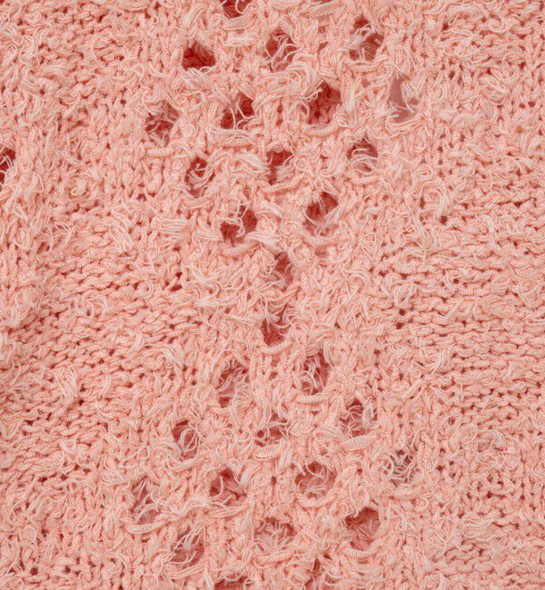 NOLLEY'S「《手洗い可能》カットフェザーヤーン透かし柄2WAYカーディガン」|カーディガン|