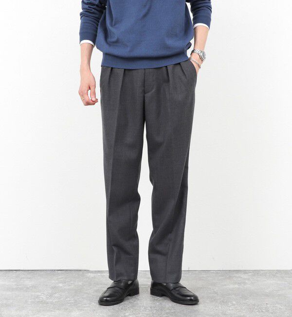 NOLLEY'S goodman「SOLOTEX ストレッチサキソニー NSN2タックスラックス 25AW」|スラックス|