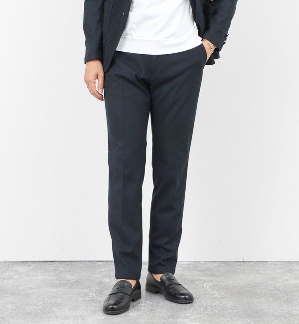 NOLLEY'S goodman「《セットアップ対応》【Active Jersey】ホームスパン ストレッチスリムフィット 25AW」|チノ|