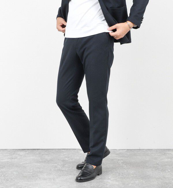 NOLLEY'S goodman「《セットアップ対応》【Active Jersey】ホームスパン ストレッチスリムフィット 25AW」|チノ|