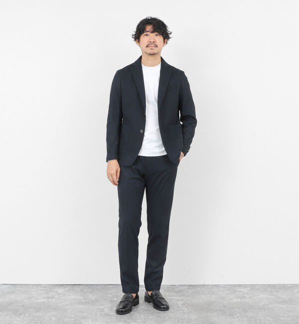 NOLLEY'S goodman「《セットアップ対応》【Active Jersey】ホームスパン ストレッチスリムフィット 25AW」|チノ|